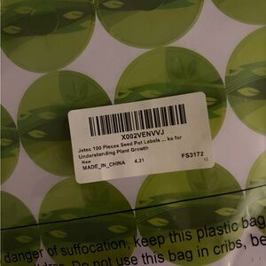 Green Seed Pot Labels
